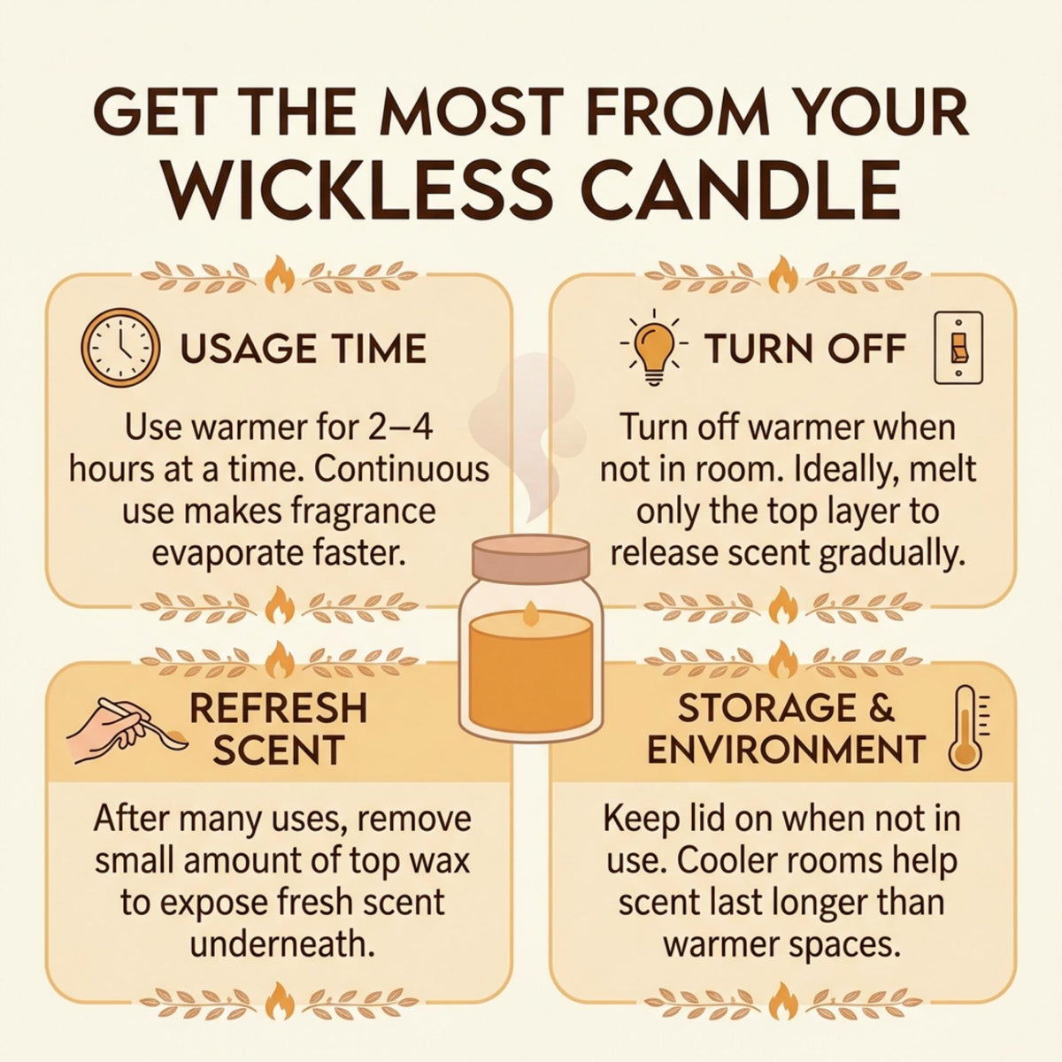 Wickless Natural Soy Wax Candle – Mineral Swirl