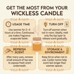 Wickless Natural Soy Wax Candle – Mineral Swirl