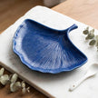 Ginkgo Leaf Tray: Hydro-Stone Ring Trinket Dish -Ceramic Resin Vanity Organizer