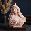 Greek Goddess Bust Candle – Sculptural Soy Wax Statue Candle