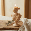 Artemis Bust Candle – Greek Statue Soy Wax Sculpture Candle