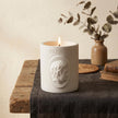 Hermes Greek God Bust Candle - Smoky Leather & Tobacco