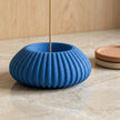 Fluted Ceramic-Resin Incense Burner Holder