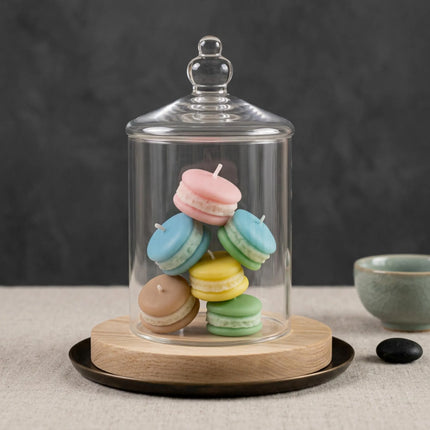 Macaron Shaped Soy Wax Candle — Novelty Dessert Candle, Bridesmaid Gift, Birthday & Home Decor