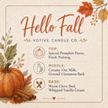 Highly Scented Wickless Candle, Pumpkin Spice Soy Wax Jar