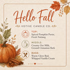 Highly Scented Wickless Candle, Pumpkin Spice Soy Wax Jar
