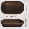 Fall Dough Bowl Candle, Handmade Soy Wax Wooden Bowl Candle