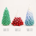 Christmas Tree Candle – styled on a shelf – soy wax, 3 sizes