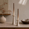 Ombre Taper Candles Set of 2, Handmade Soy Wax Dinner Candles