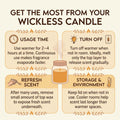 Highly Scented Wickless Candle, Pumpkin Spice Soy Wax Jar