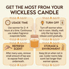 Highly Scented Wickless Candle, Pumpkin Spice Soy Wax Jar