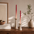 Ombre Taper Candles Set of 2, Handmade Soy Wax Dinner Candles