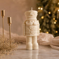Nutcracker gift candle - color options for Christmas decor