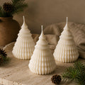 Christmas tree ornament candle - holiday mantel display