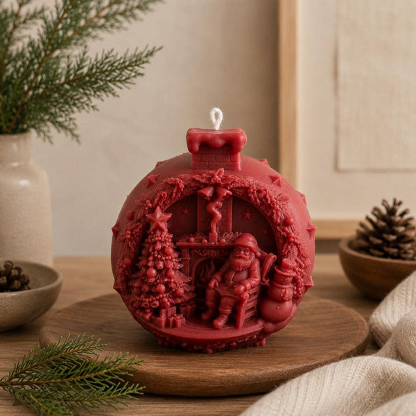 Santa Candle – view 2