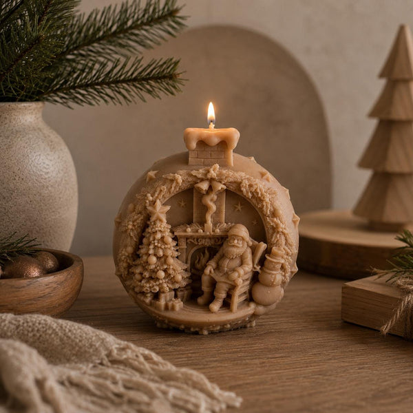 Santa Candle – Sculptural Candles