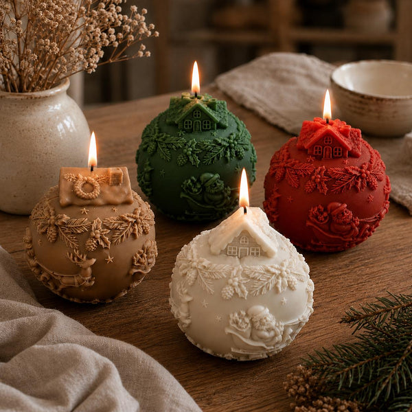 Santa Christmas Candle – view 2