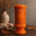 Gothic Pillar Candle, Dark Academia Decor, Victorian Pillar Candle