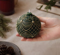 Christmas bauble candle - color options for vintage decor