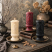 Gothic Pillar Candle, Dark Academia Decor, Victorian Pillar Candle