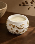 Hand Painted Gold Botanical Candle – view 5