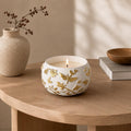 Hand Painted Gold Botanical Candle – view 3