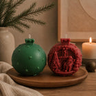 Santa Candle – hand-poured soy wax Christmas decor – view 4