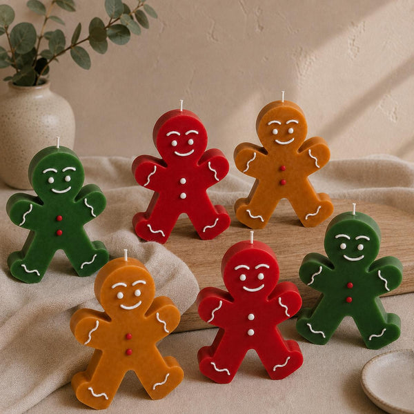 Gingerbread Man Candle – Sculptural – view 2