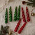 Christmas Tree Taper Candles Set of 2 – view 3