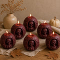 Skeleton Pumpkin Candle – view 6