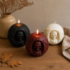 Skeleton Pumpkin Candle – view 2