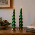 Christmas Tree Taper Candles Set of 2 – view 5