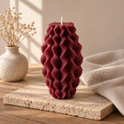 Wavy Pillar Candle – Pillar Candles