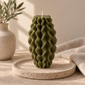 Wavy Pillar Candle – view 3