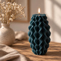 Wavy Pillar Candle – view 6