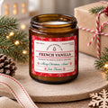 Personalized Christmas Candle – view 2