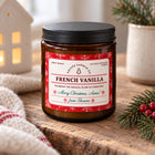 Personalized Christmas Candle – hand-poured soy wax Christmas decor – view 4