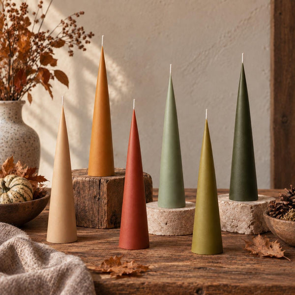 Fall Pillar Candle – Sculptural Candles
