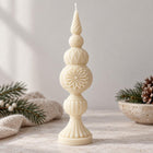 Vintage Christmas Ornament Candle – hand-poured soy wax Christmas decor – view 6