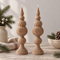 Vintage Christmas Ornament Candle – view 2