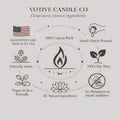Vintage Christmas Ornament Candle – view 9