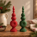 Victorian Christmas Candle – view 3