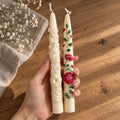 Rose Taper Candles Set of 2 – Taper Candles