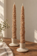 Floral Taper Candles Set of 2 – view 4