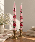 3D Flower Taper Candles Set of 2 – view 6
