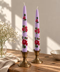 3D Flower Taper Candles Set of 2 – view 5