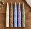 3D Flower Taper Candles Set of 2 – view 3
