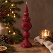 Vintage Christmas Ornament Candle