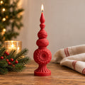 Victorian Christmas Candle – view 2