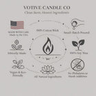 Gothic witch pillar candle with horned goddess – soy wax sculptural candle – view 7